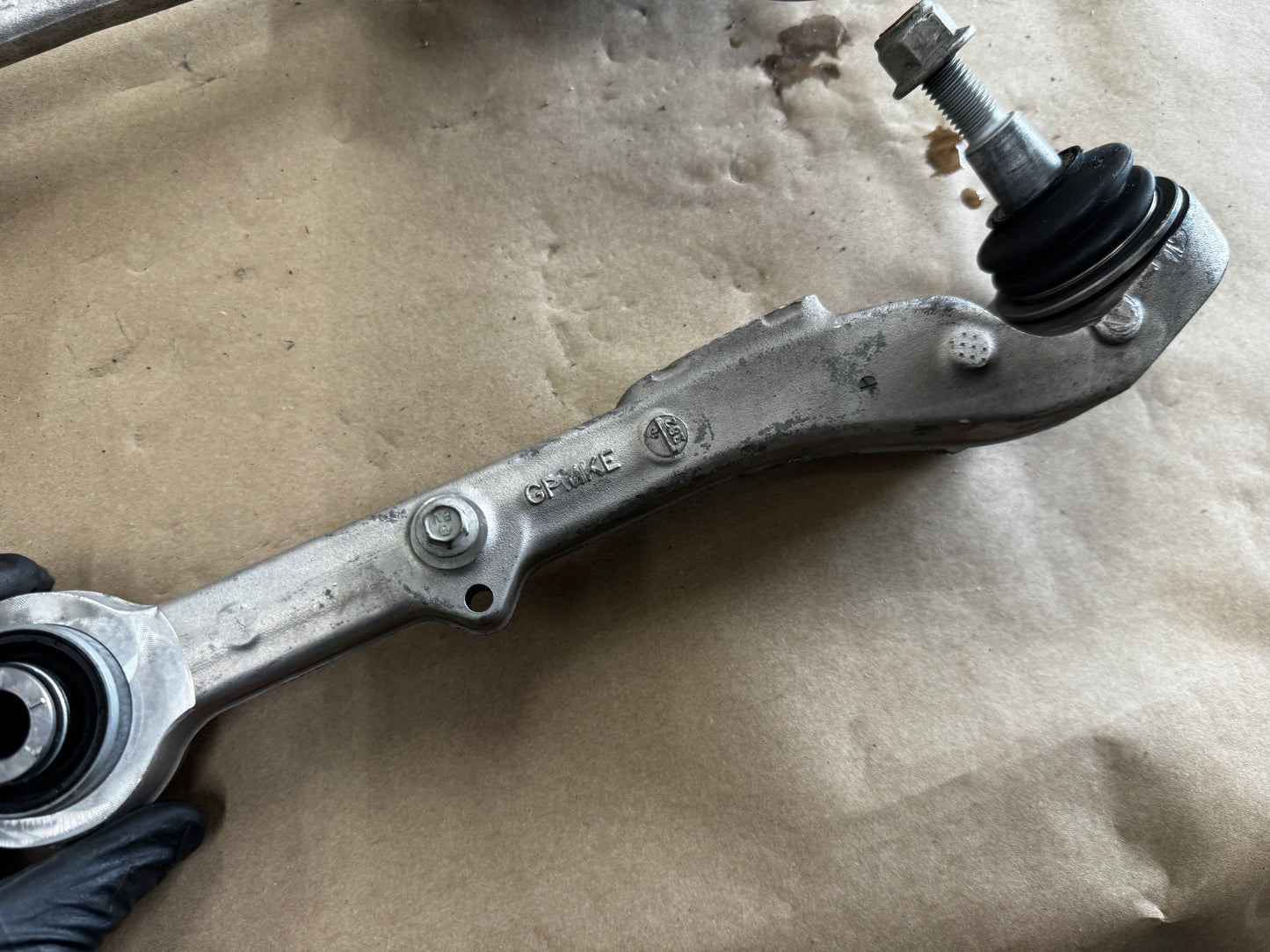 2024-2026 Mustang GT Passenger RH Front Control Arms Frontward Rearward