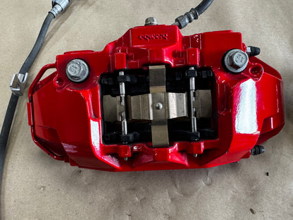 2024-2026 Ford Mustang GT 4 Piston Rear Brake Calipers OEM Brakes Red