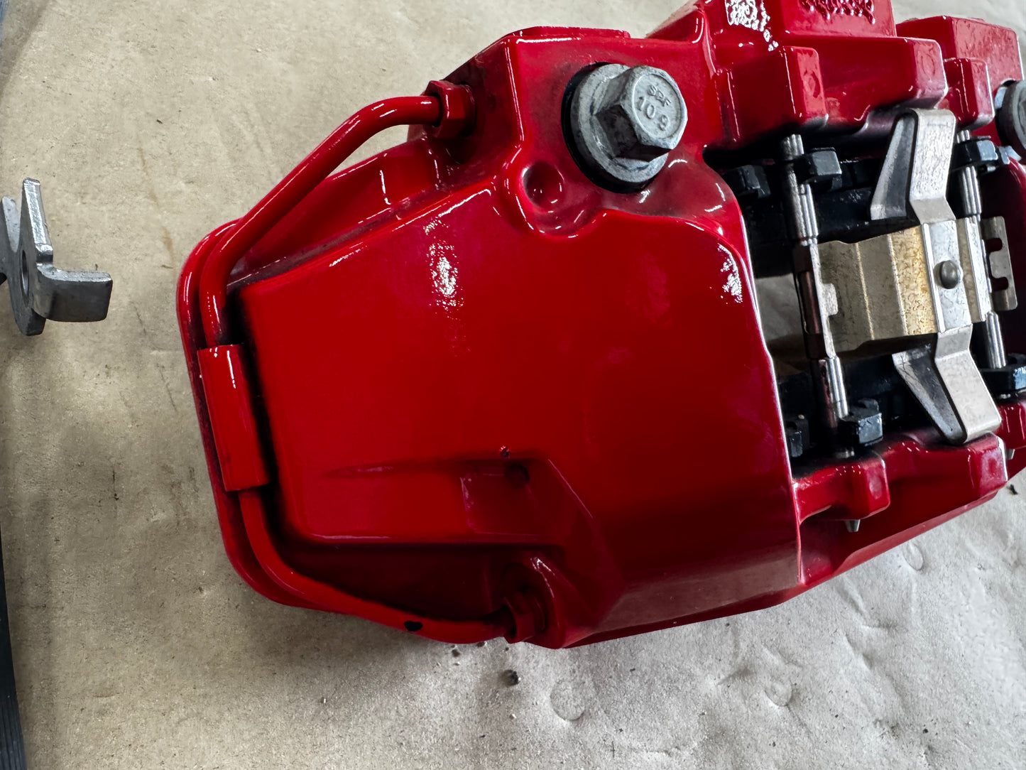 2024-2026 Ford Mustang GT 4 Piston Rear Brake Calipers OEM Brakes Red