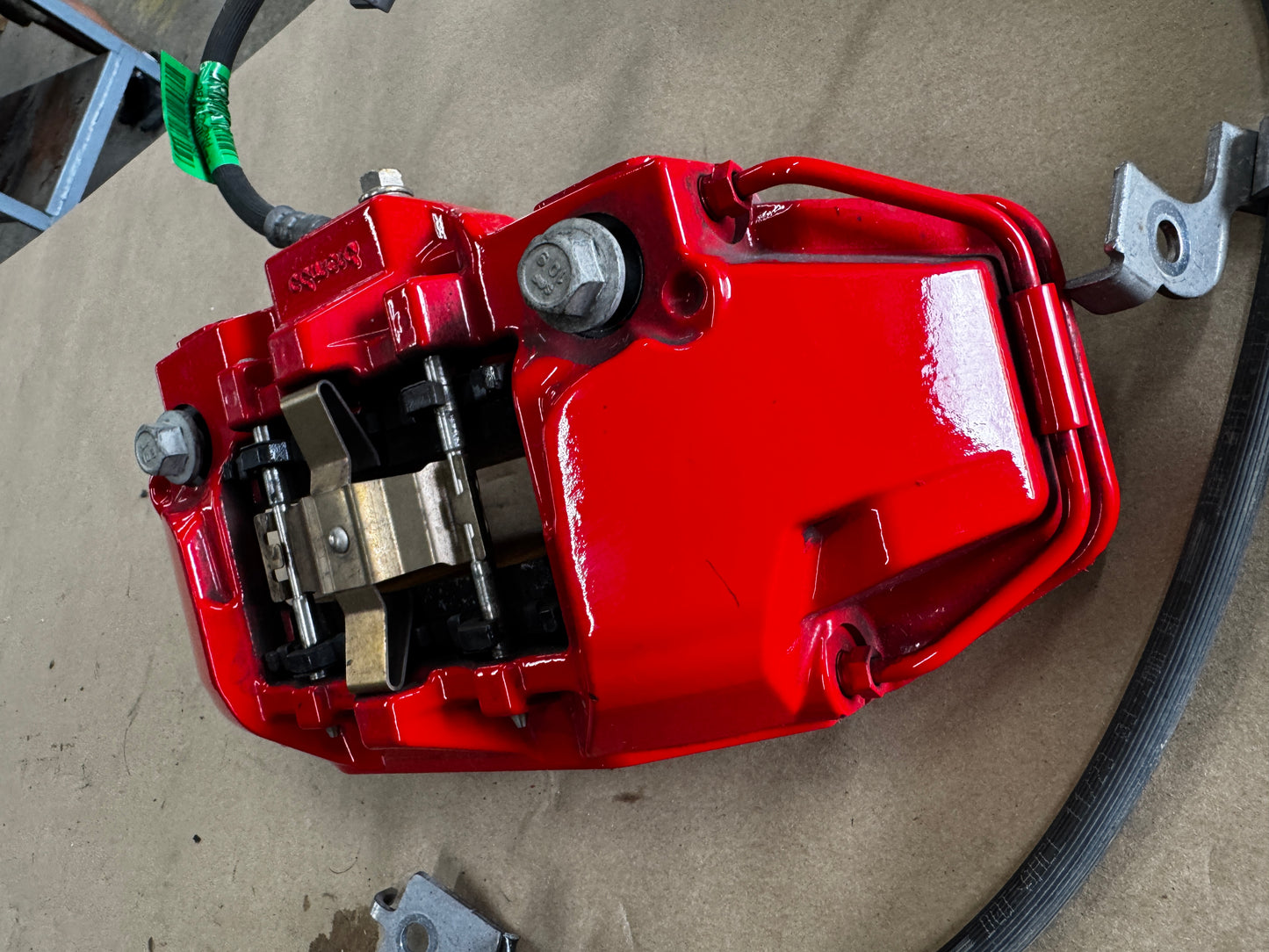 2024-2026 Ford Mustang GT 4 Piston Rear Brake Calipers OEM Brakes Red