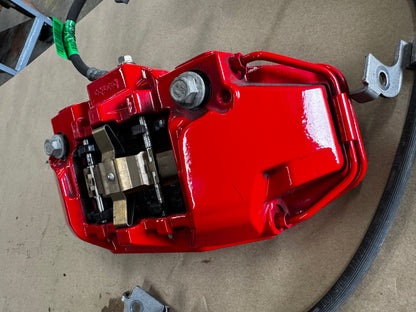 2024-2026 Ford Mustang GT 4 Piston Rear Brake Calipers OEM Brakes Red