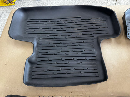 2024-2026 Ford Mustang OEM Rubber Front & Rear Floor Mats