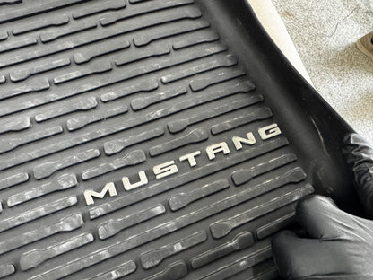 2024-2026 Ford Mustang OEM Rubber Front & Rear Floor Mats