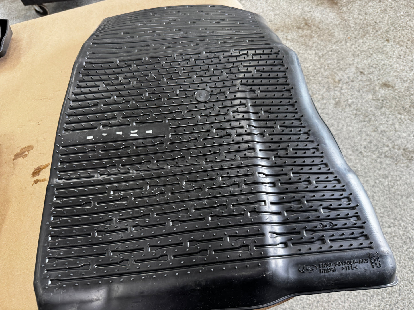 2024-2026 Ford Mustang OEM Rubber Front & Rear Floor Mats