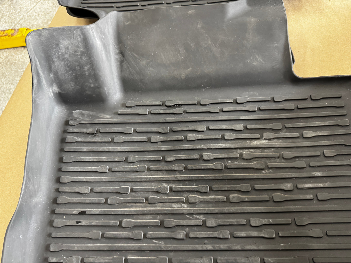 2024-2026 Ford Mustang OEM Rubber Front & Rear Floor Mats