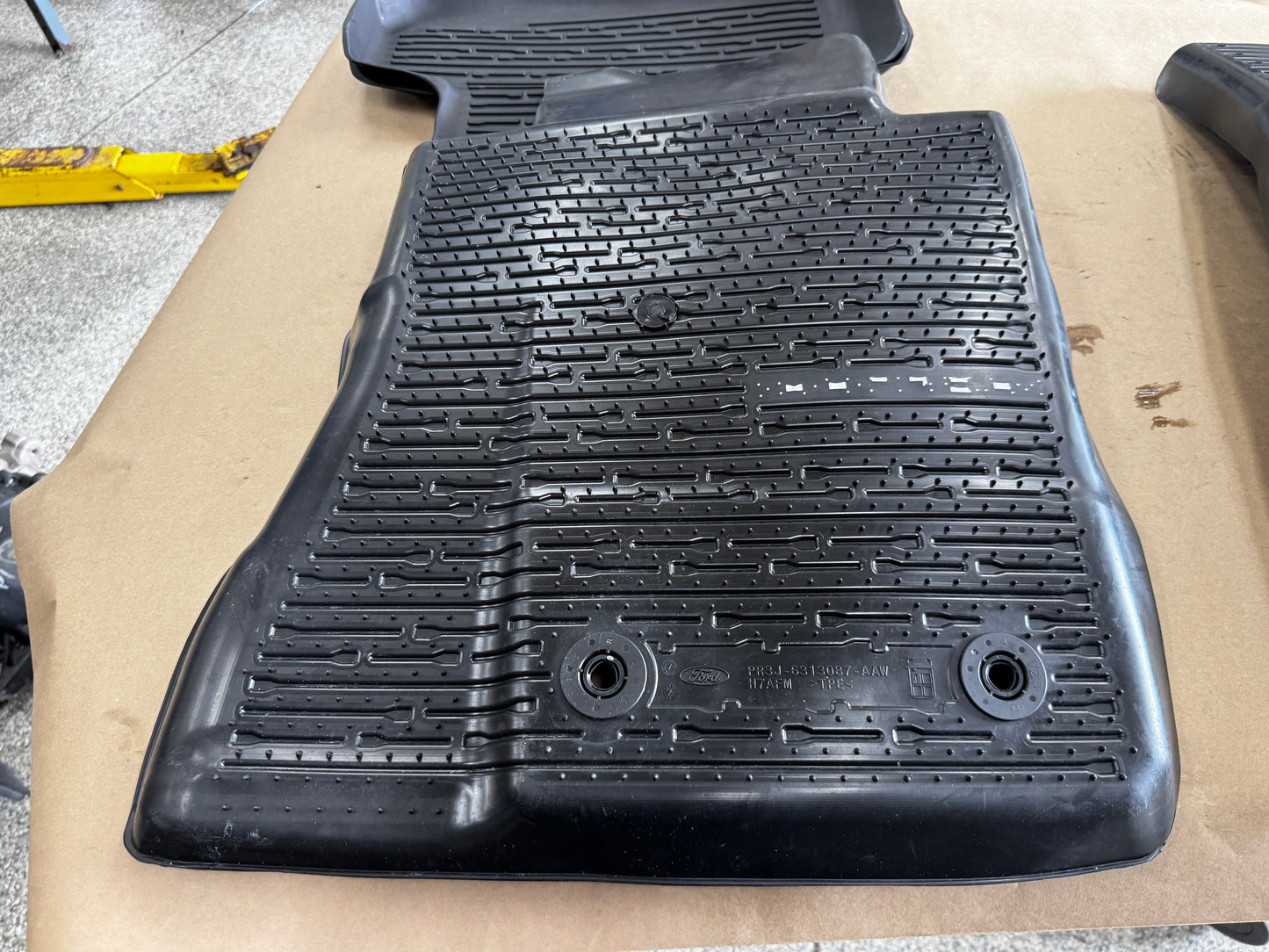 2024-2026 Ford Mustang OEM Rubber Front & Rear Floor Mats