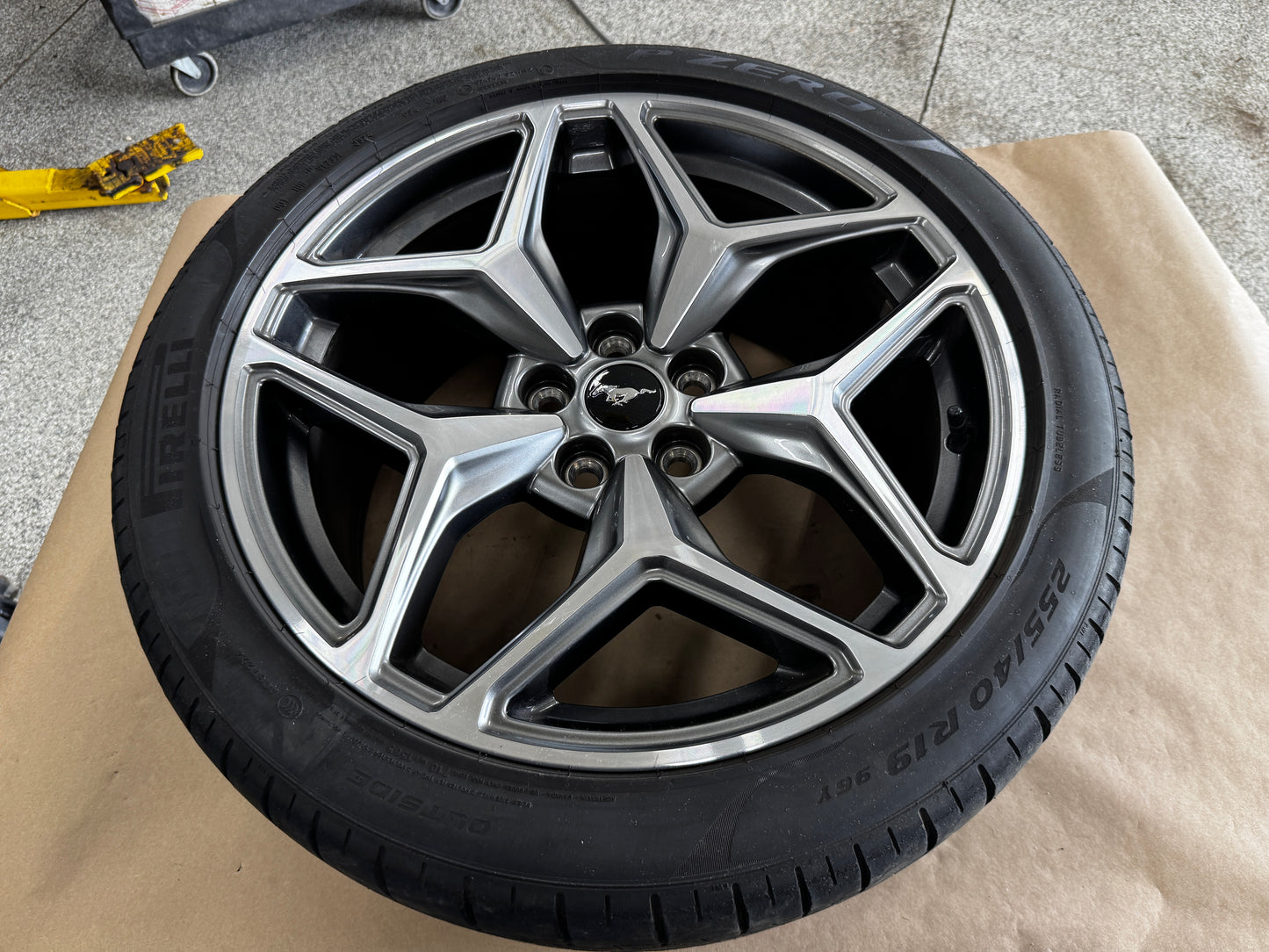 2024-2026 Ford Mustang GT 5.0 19x9" Wheel Rim Pirelli 255/40/19 OEM