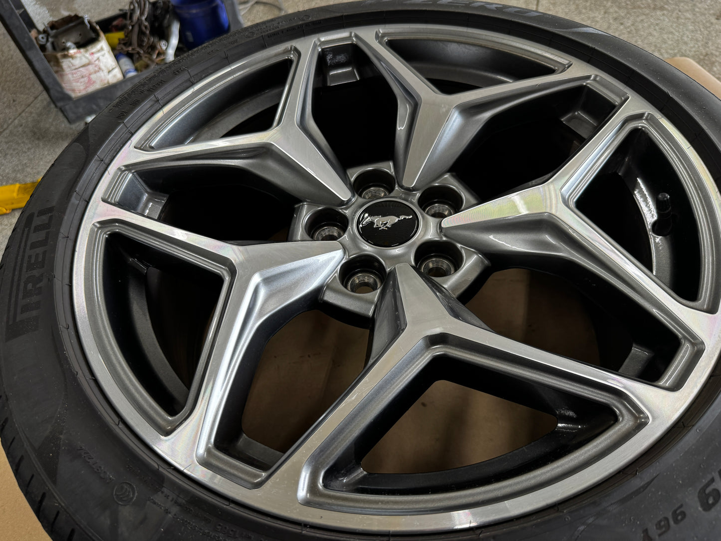 2024-2026 Ford Mustang GT 5.0 19x9" Wheel Rim Pirelli 255/40/19 OEM