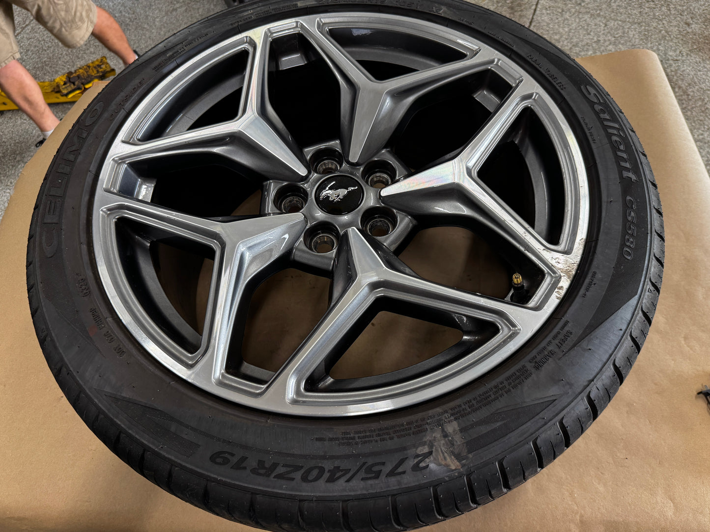 2024-2026 Ford Mustang GT 5.0 19x9.5" Wheel Rim Salient 275/40/19 OEM