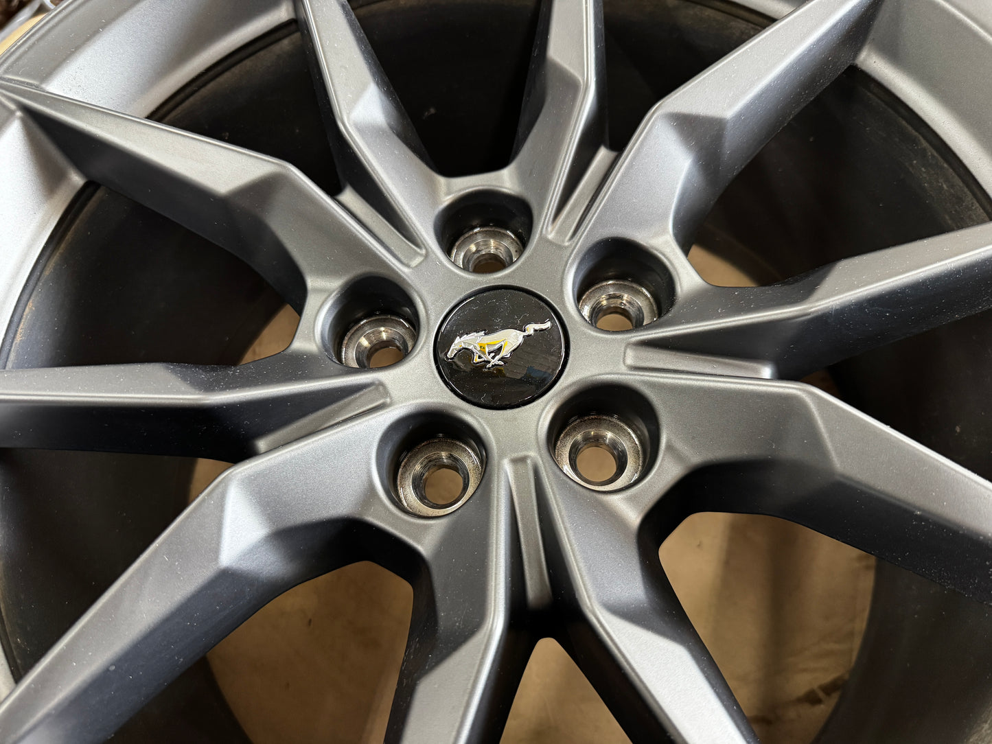 2024-2026 Mustang Dark Horse Charcoal Wheel Rim 19x10" - OEM PR3C-1007-VA