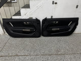 2020-2022 Ford Mustang GT500 LH RH Passenger Driver Leather Insert Door Panels