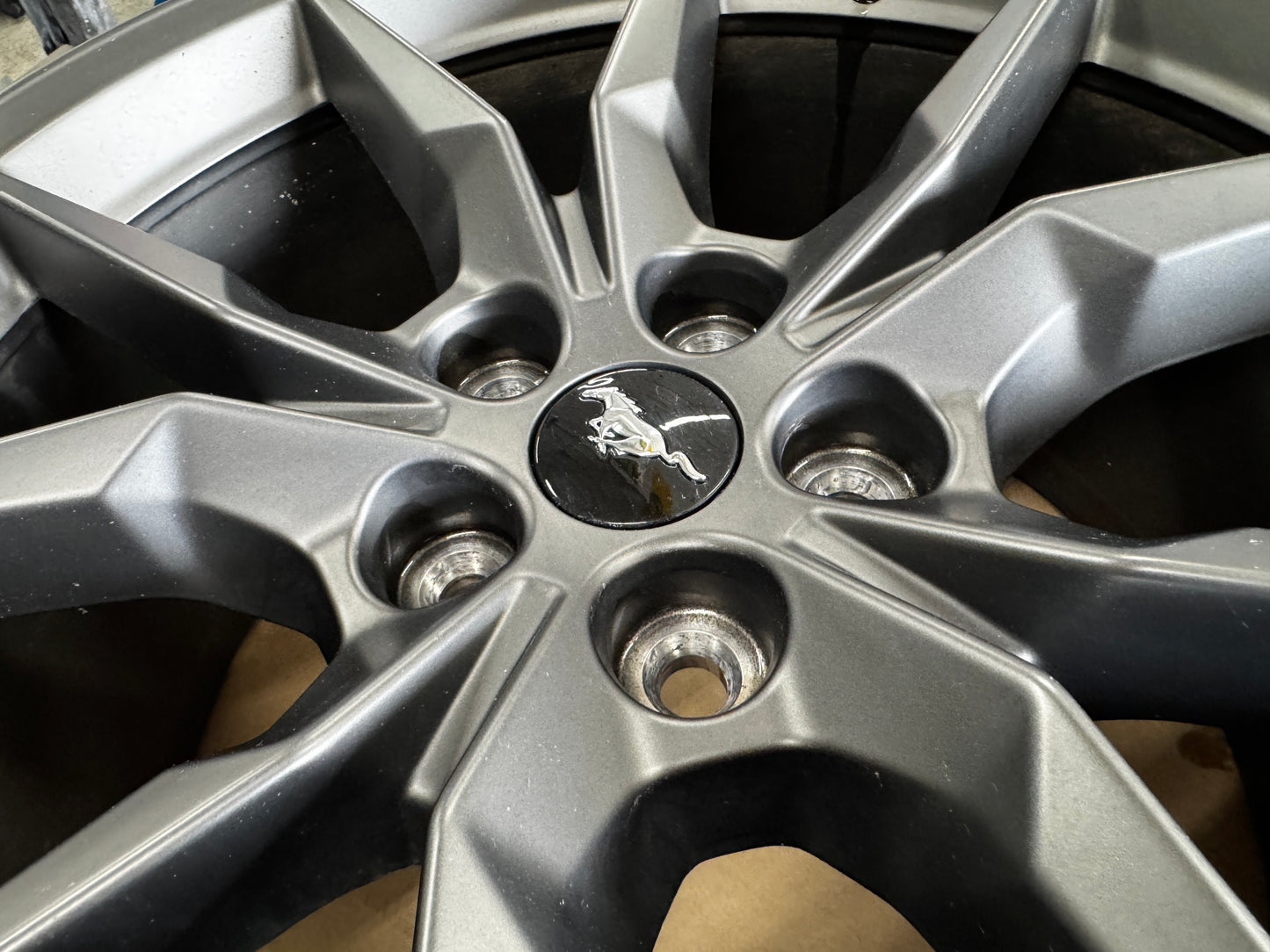 2024-2026 Mustang Dark Horse Charcoal Wheel Rim 19x10" - OEM PR3C-1007-VA