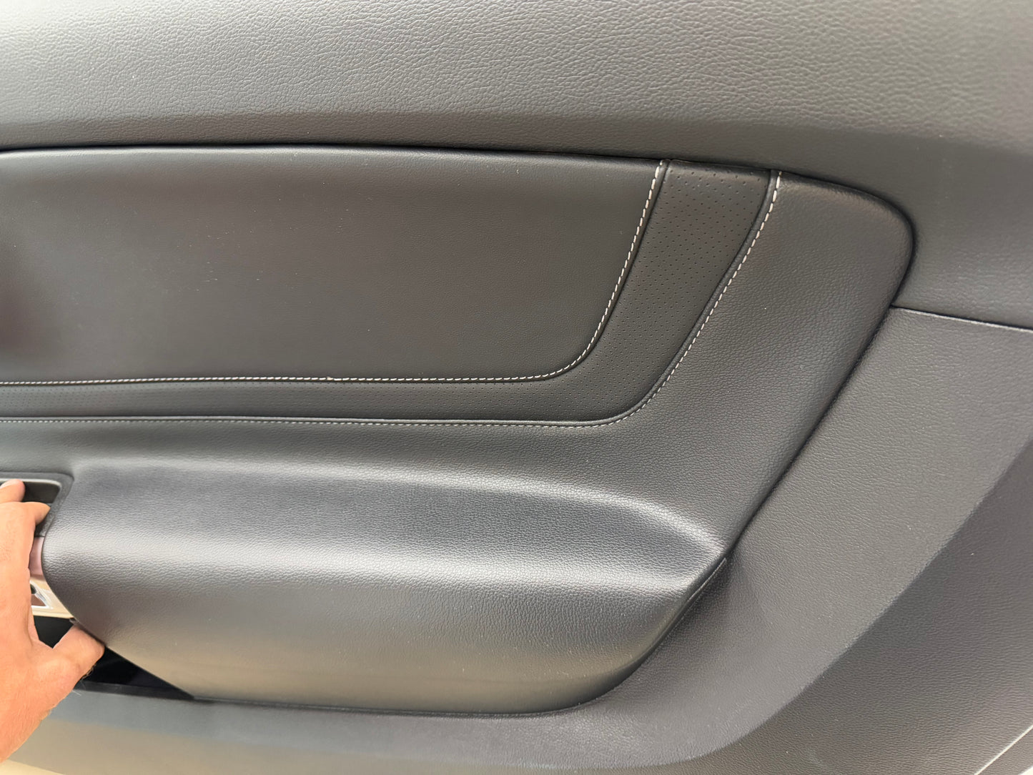 2018-2023 Mustang GT V6 EcoBoost RH Passenger Leather Insert Door Panel Soft