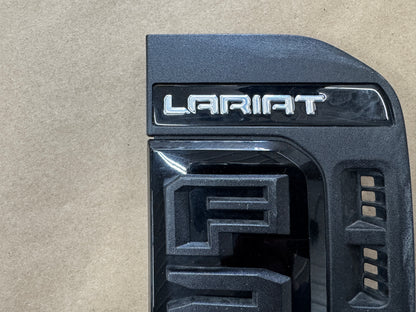 2023-2025 Ford F-250 F-350 Lariat RH Pass. Side Fender Insert Emblem Vent Black