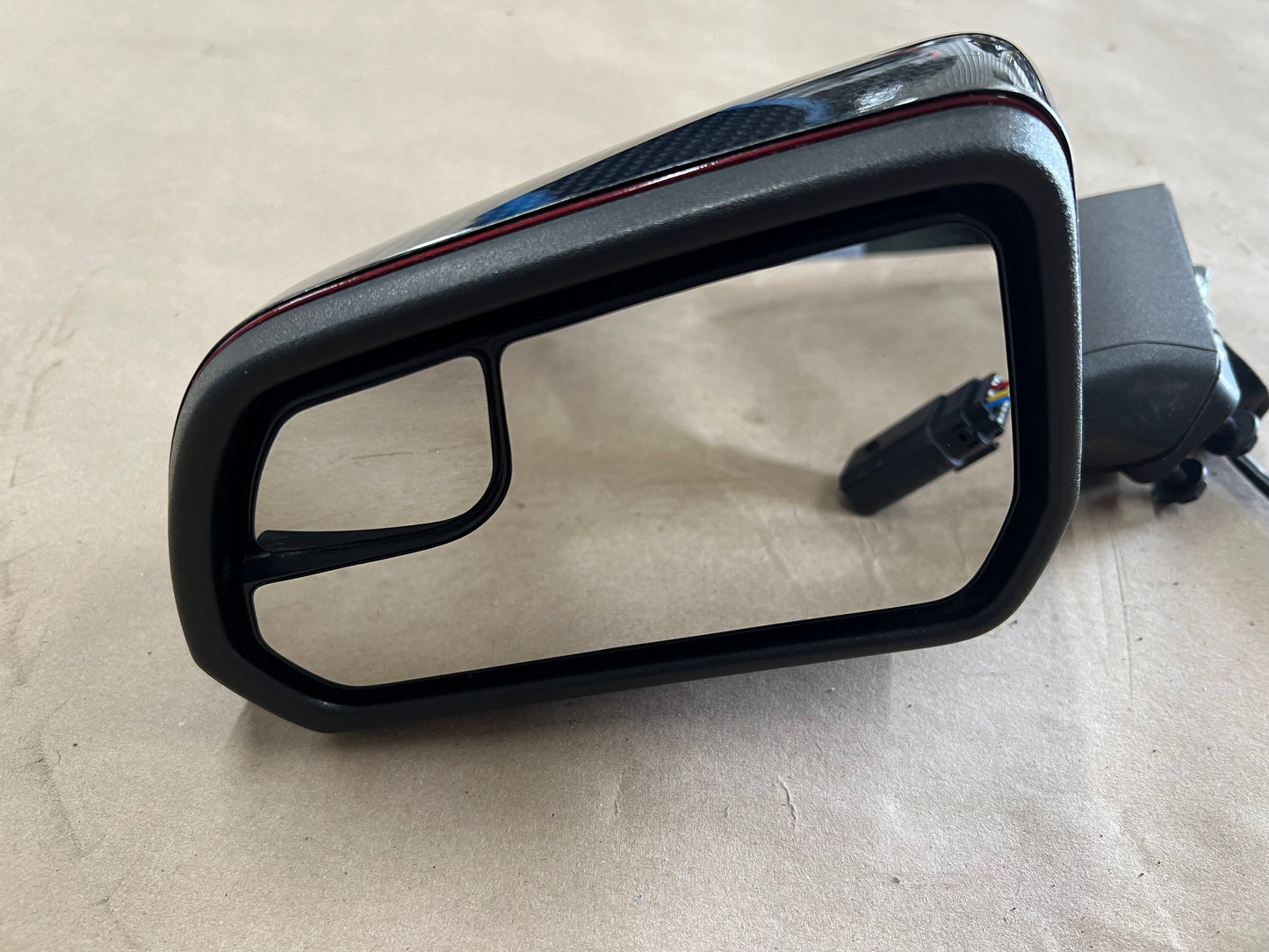 2015-2022 Ford Mustang GT LH Driver Side Mirror Carbon Fiber D4