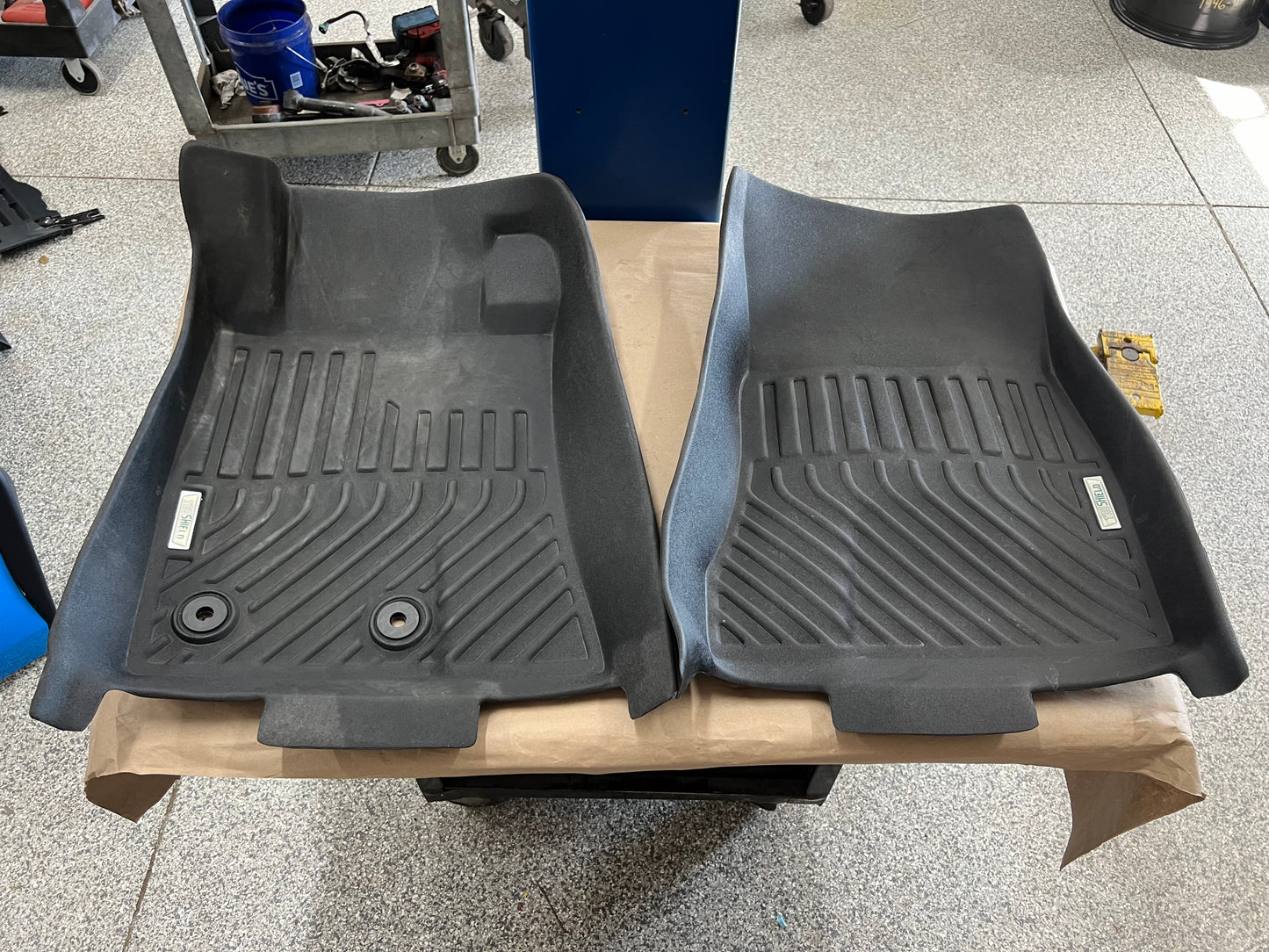 2015-2023 Ford Mustang True Shield Molded Rubber Front Floor Mats