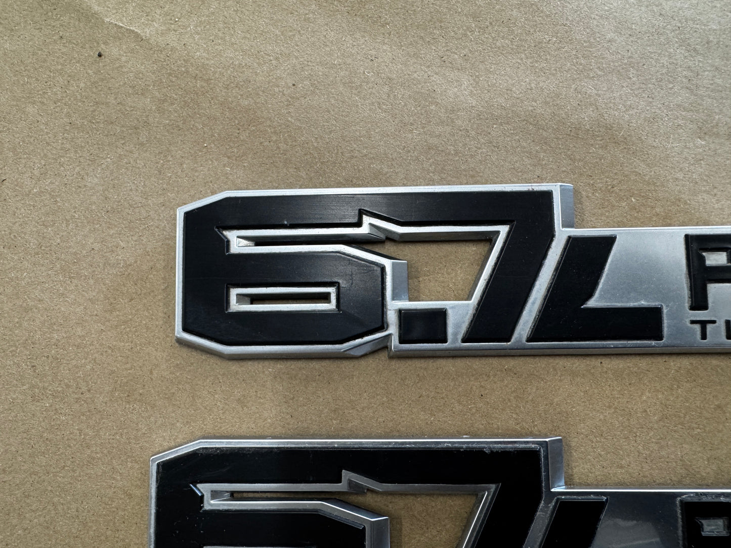 2024-2026 Ford F-250 F-350 Super Duty 6.7 Powerstroke Diesel RH LH Door Emblems