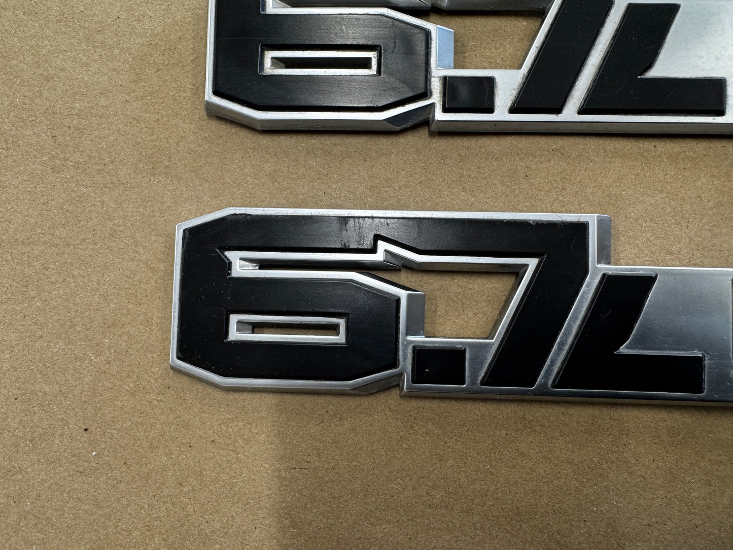 2024-2026 Ford F-250 F-350 Super Duty 6.7 Powerstroke Diesel RH LH Door Emblems