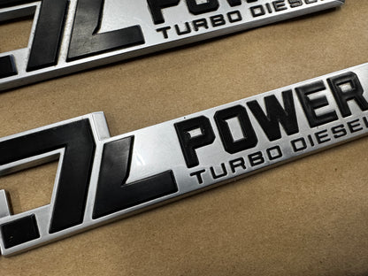 2024-2026 Ford F-250 F-350 Super Duty 6.7 Powerstroke Diesel RH LH Door Emblems