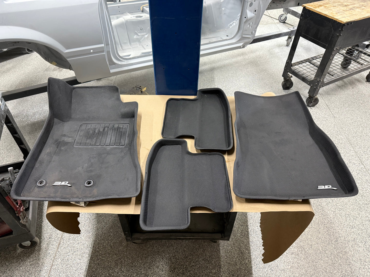 2015-2023 Ford Mustang 3D Kagu All Weather Front & Rear Floor Mats
