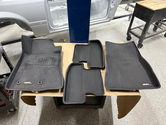 2015-2023 Ford Mustang 3D Kagu All Weather Front & Rear Floor Mats