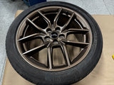2024 Ford Mustang GT 5.0 19x8.5" Wheel Rim Bronze Continental 255/40/19 OEM