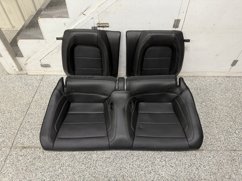 2018-2023 Ford Mustang GT Coupe Rear Seats Black Leather