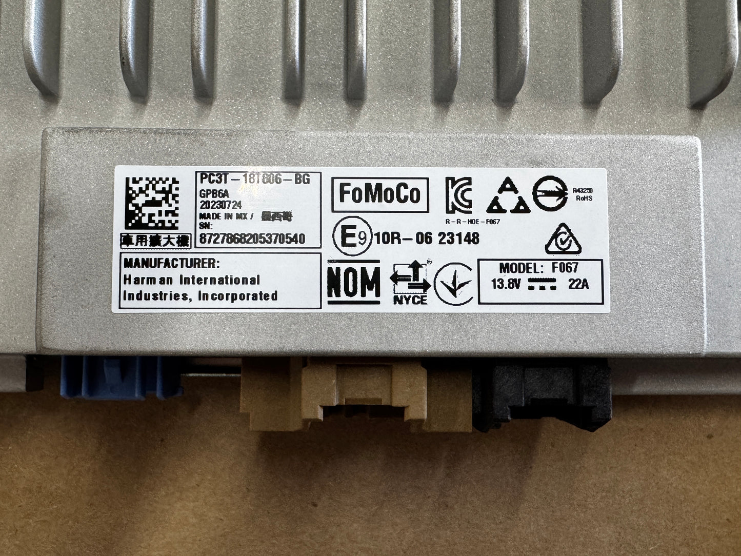 2023-2025 Ford F-250 F-350 Super Duty Radio Amplifier Amp- OEM