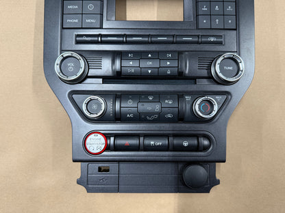 2015-2017 Ford Mustang GT Face Plate Radio Trim Piece