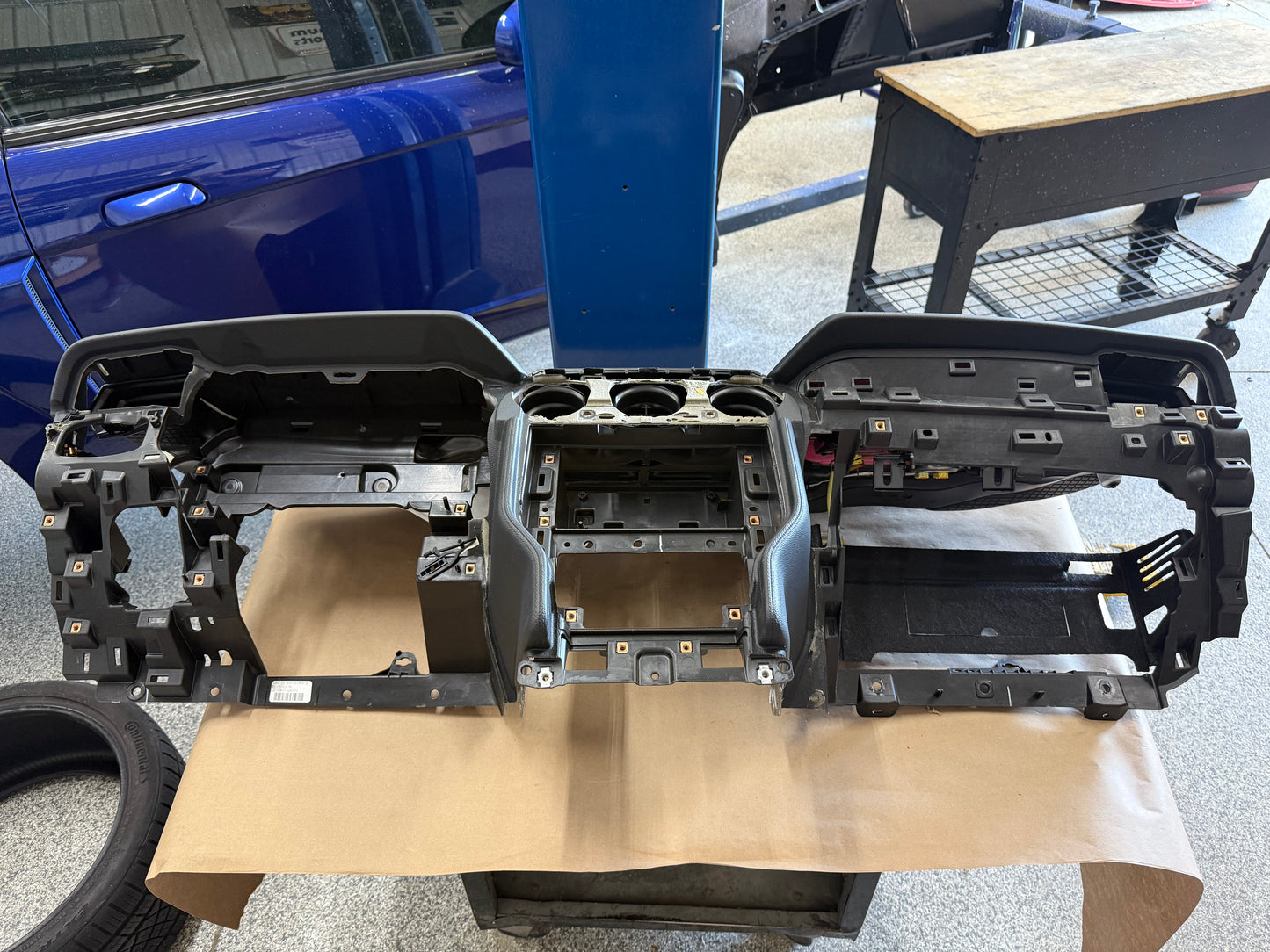 2018-2023 Ford Mustang GT 5.0 PP1 Leather Dash Pad Frame