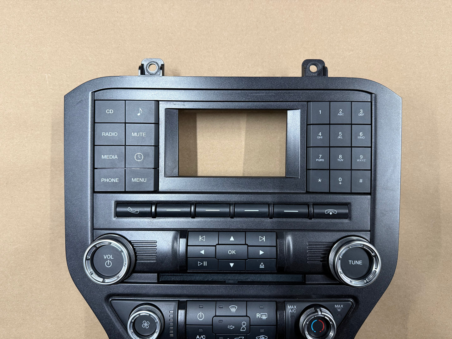 2015-2017 Ford Mustang GT Face Plate Radio Trim Piece