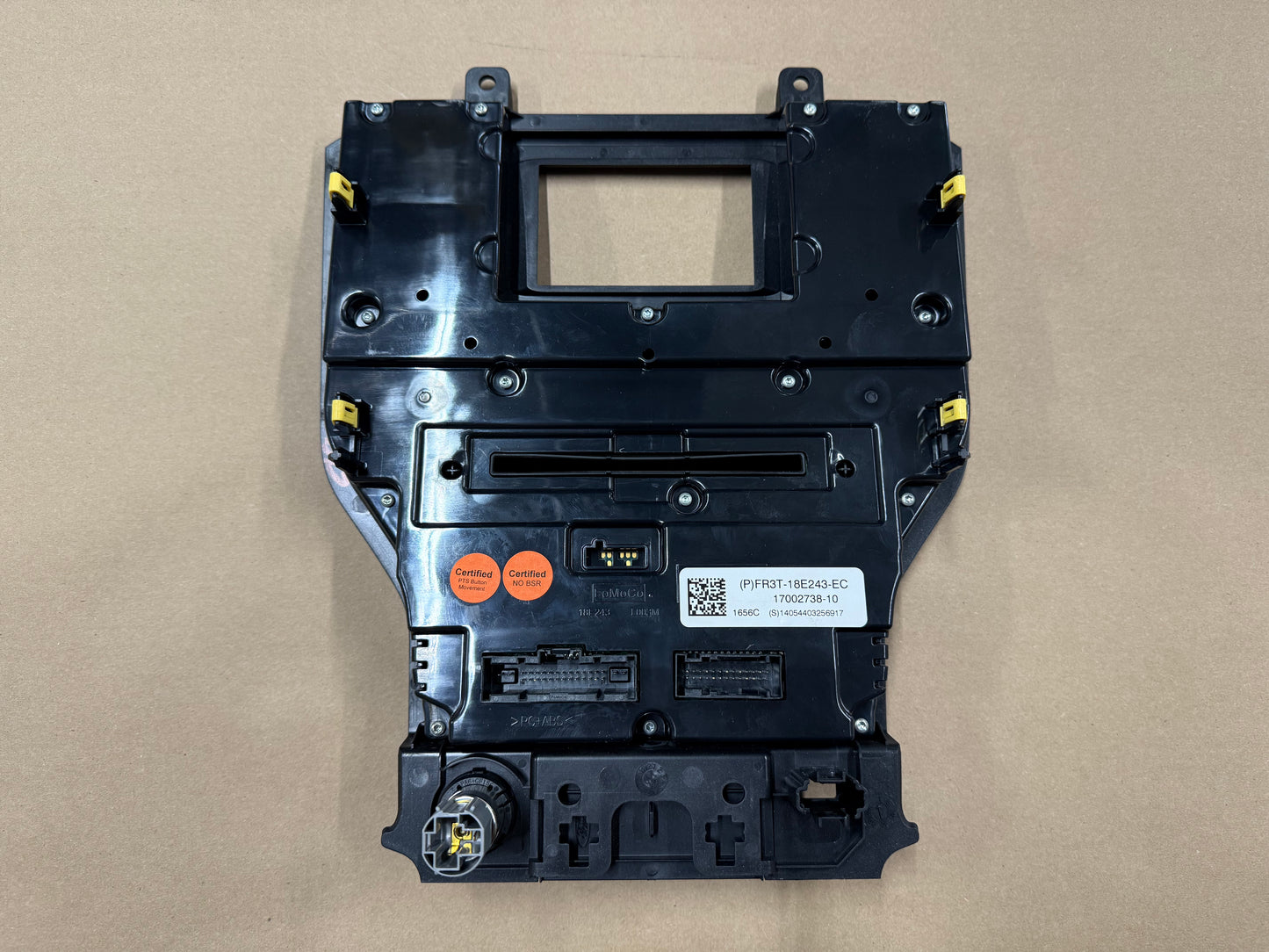 2015-2017 Ford Mustang GT Face Plate Radio Trim Piece