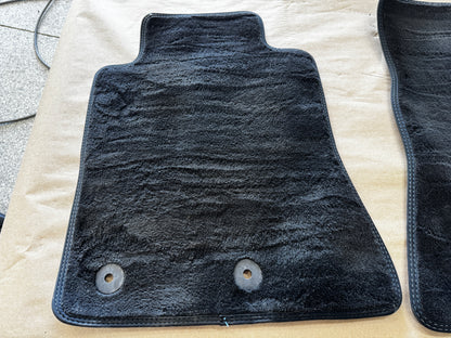 2024-2026 Ford Mustang Dark Horse Front Floor Mats Carpet "Blue Stitch"