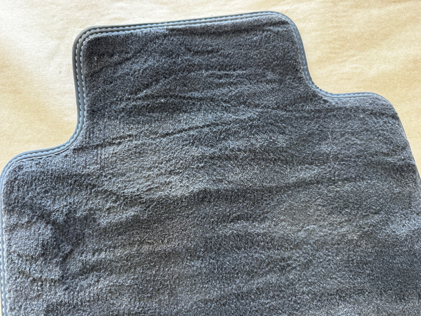 2024-2026 Ford Mustang Dark Horse Front Floor Mats Carpet "Blue Stitch"