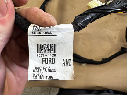 2023-2026 Ford F-250 Crew Cab RH Passenger Rear Door Wiring "PC3T-14632-AAD"