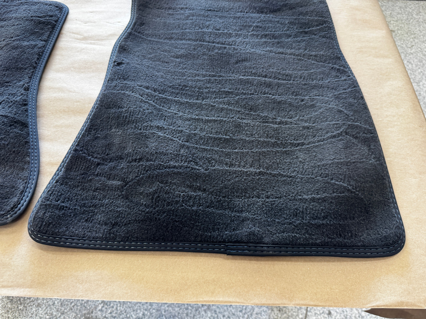 2024-2026 Ford Mustang Dark Horse Front Floor Mats Carpet "Blue Stitch"