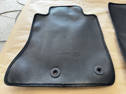 2024-2026 Ford Mustang Dark Horse Front Floor Mats Carpet "Blue Stitch"