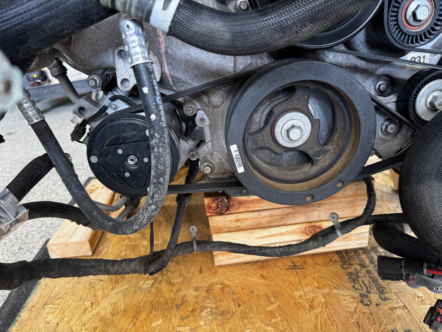 2015 Mustang 5.0 Coyote Gen 2 Engine Drivetrain 6R80 Auto Transmission