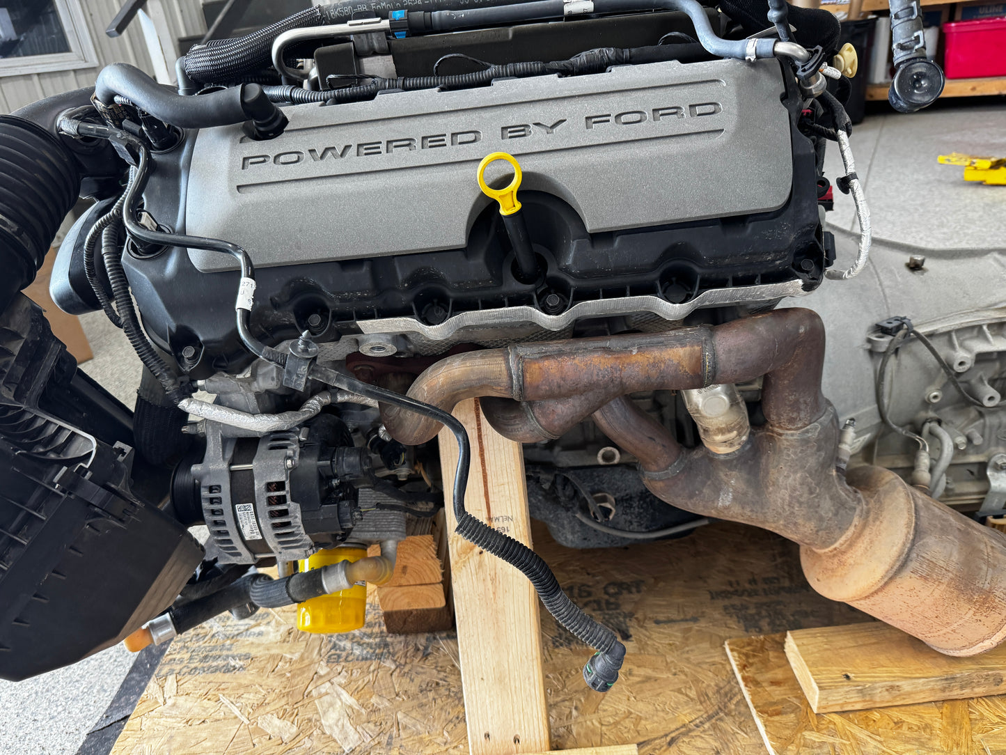 2015 Mustang 5.0 Coyote Gen 2 Engine Drivetrain 6R80 Auto Transmission