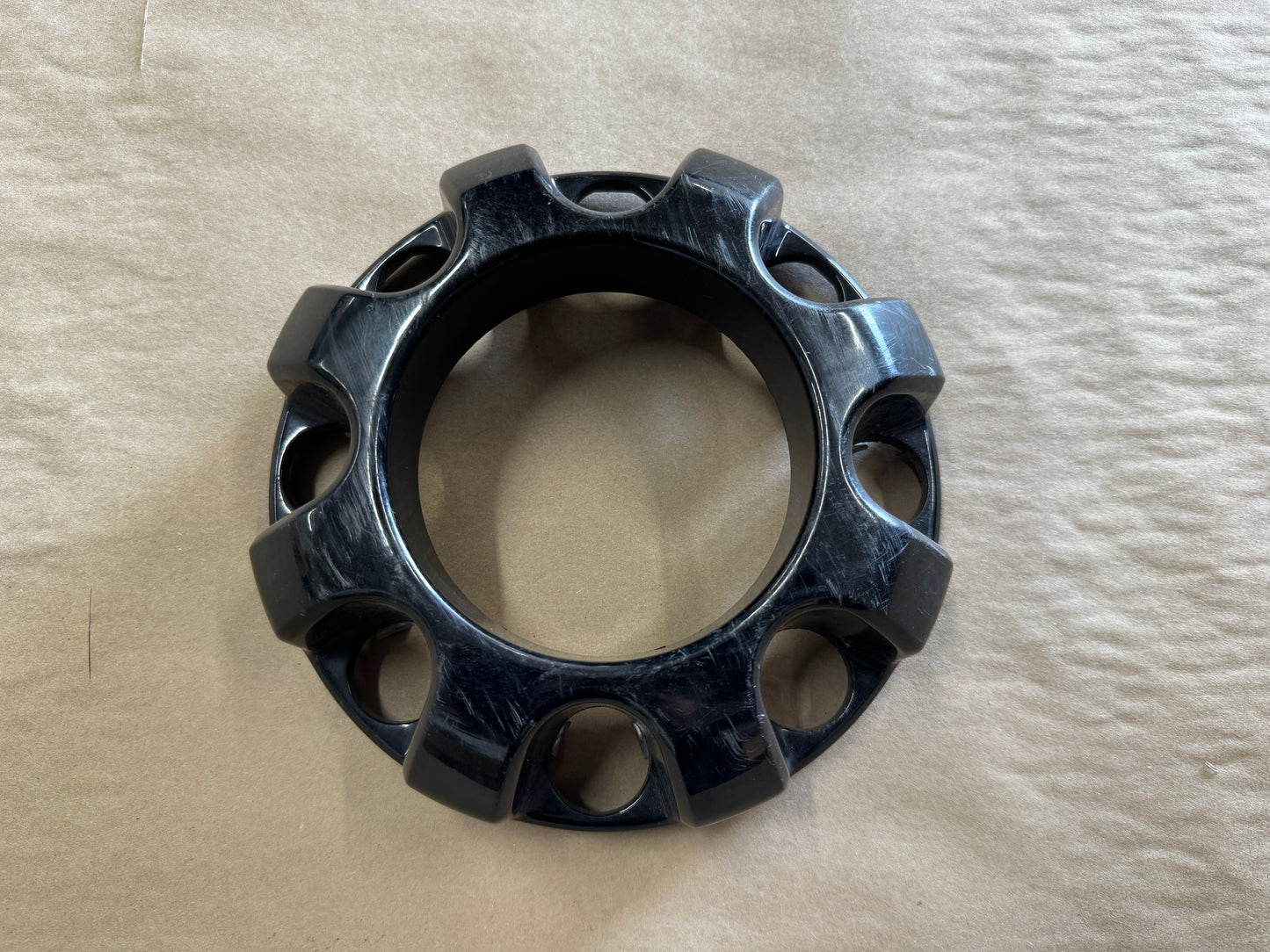 2023-2026 Ford F-250 F-350 Super Duty Black Front Wheel Cap 4x4 - OEM