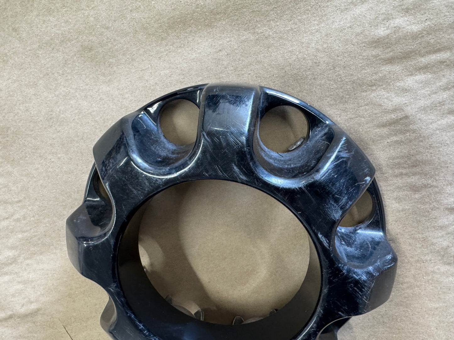 2023-2026 Ford F-250 F-350 Super Duty Black Front Wheel Cap 4x4 - OEM