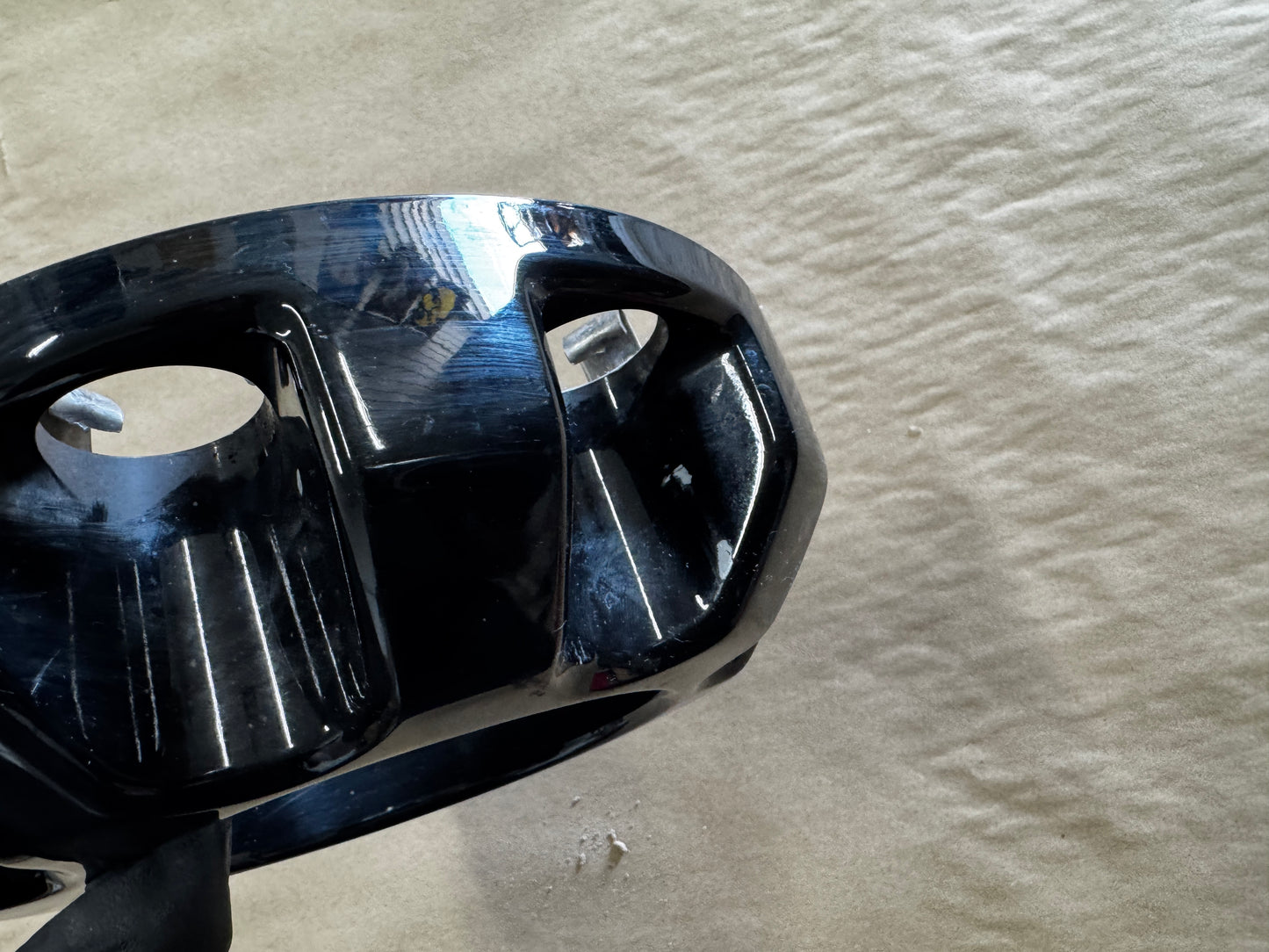 2023-2026 Ford F-250 F-350 Super Duty Gloss Black Front Wheel Cap 4x4 - OEM
