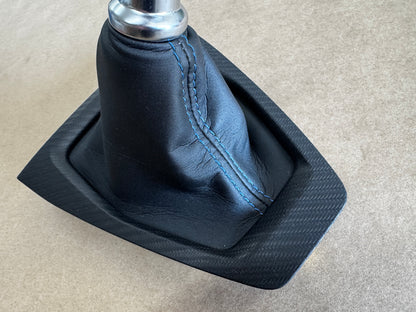 2024-2026 Ford Mustang Dark Horse Manual Shift Boot Trim Blue Stitching