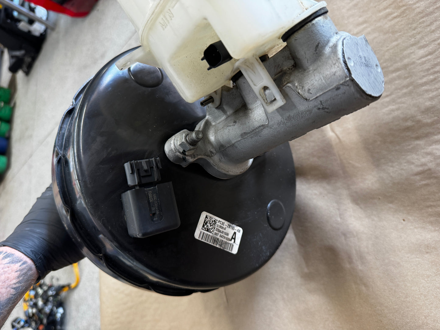 2023-2026 F-250 Super Duty 6.7L Hydraulic Master Cylinder Brake Booster Vacuum