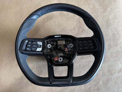 2024-2026 Ford Mustang Dark Horse Suede Leather Steering Wheel Automatic OEM