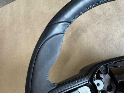 2024-2026 Ford Mustang Dark Horse Suede Leather Steering Wheel Automatic OEM