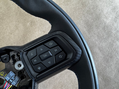 2024-2026 Ford Mustang Dark Horse Suede Leather Steering Wheel Automatic OEM