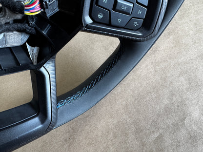 2024-2026 Ford Mustang Dark Horse Suede Leather Steering Wheel Automatic OEM