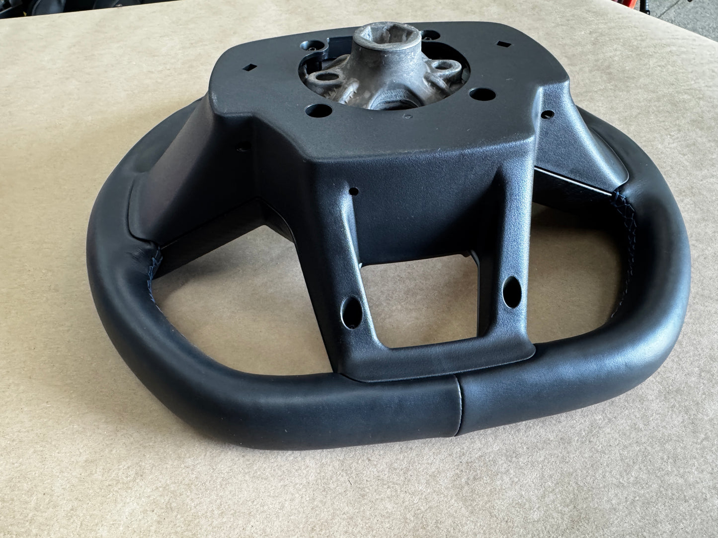 2024-2026 Ford Mustang Dark Horse Suede Leather Steering Wheel Automatic OEM
