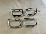 2010-2015 Chevrolet Camaro SS Silver Tail Light Trim Bezels 4pc. Set